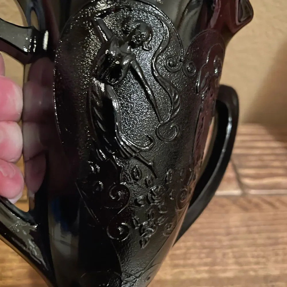 LE Smith 1930’s Dancing Nymph’s Amethyst Vase